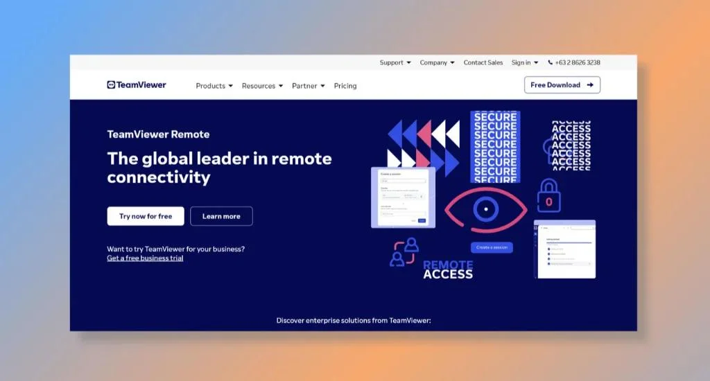 teamviewer home page