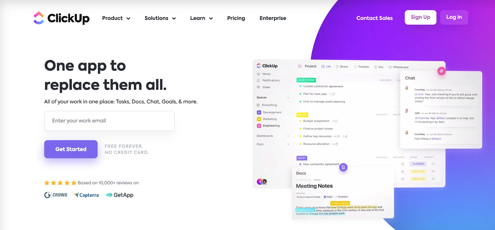 Clickup project management tool