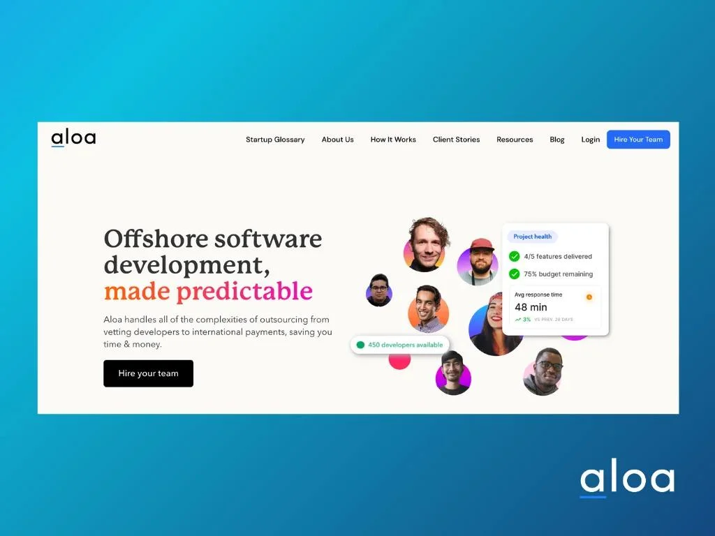Aloa top pick to hire developers in Ukraine