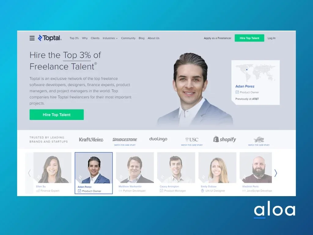 Toptal hire top 3% talent from Ukraine