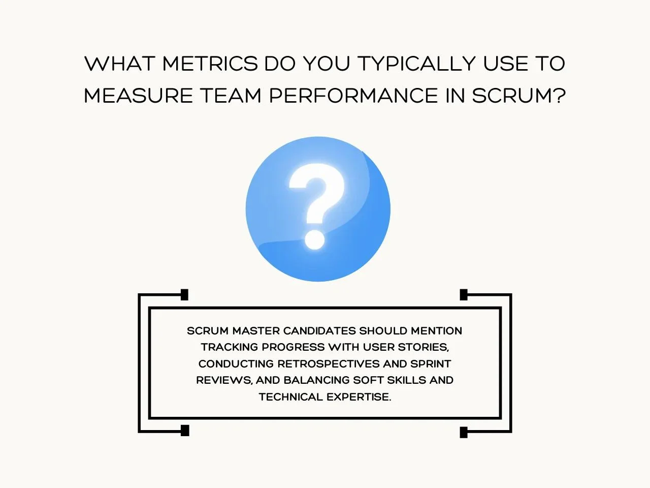 What metrics do you typically use to measure team performance in Scrum