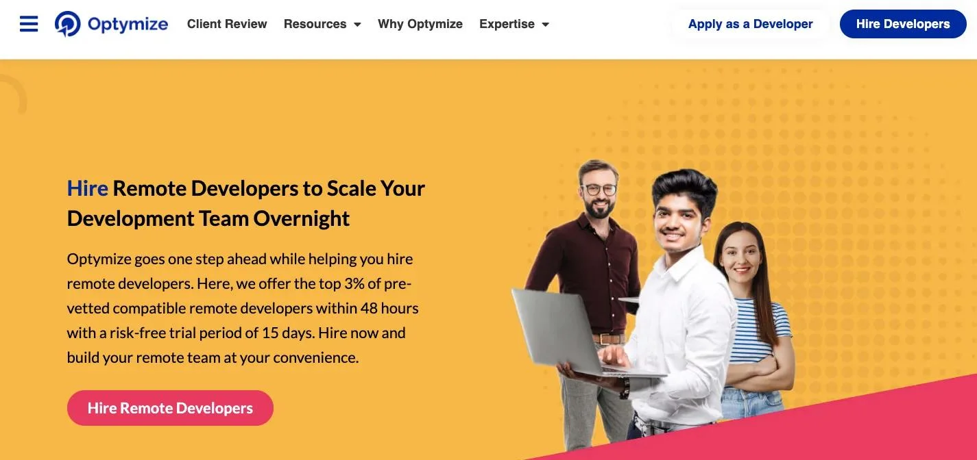 Optymize_homepage