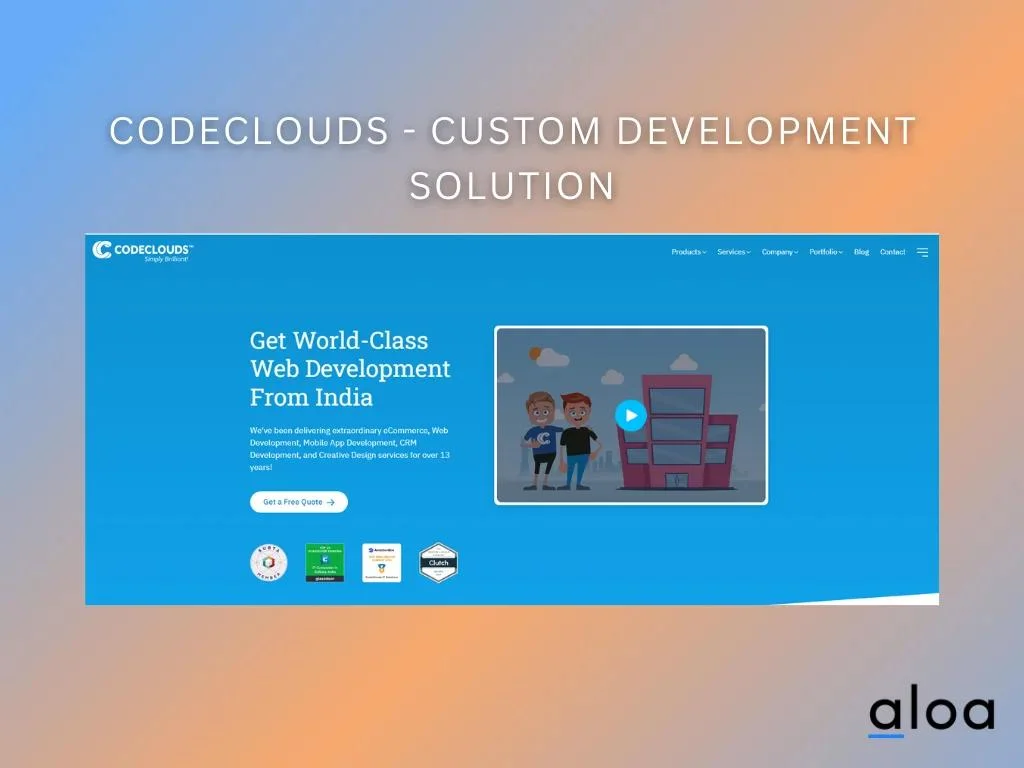 CodeClouds homepage