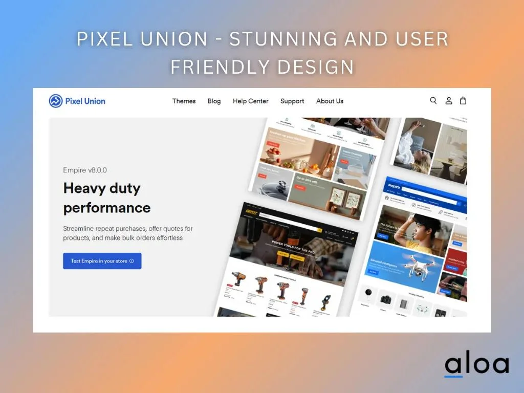 pixel union homepage