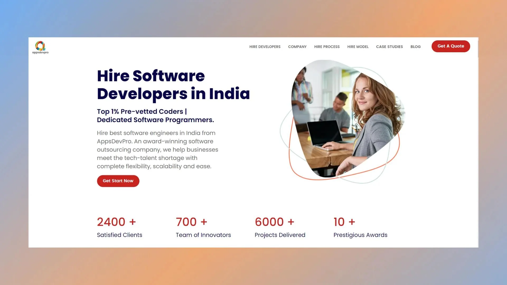 AppsDevPro homepage