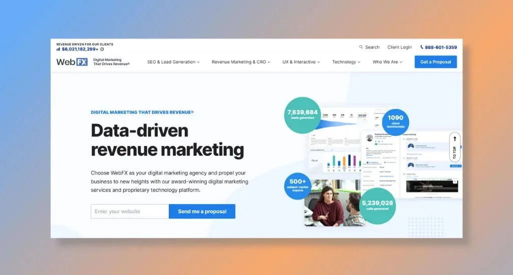 WebFX - Drives Business Growth Through Data-Driven Marketing