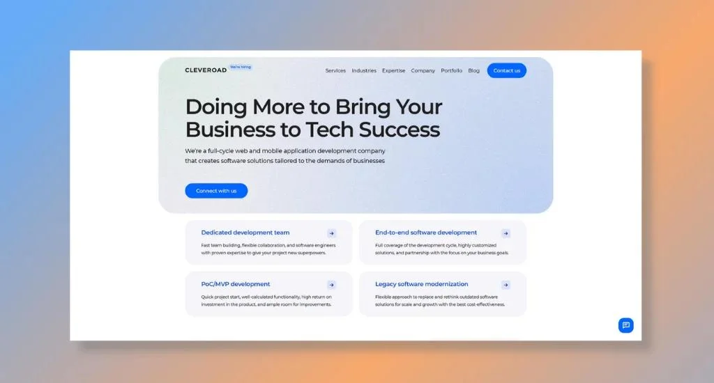 Cleveroad - Best for B2B and B2C Apps