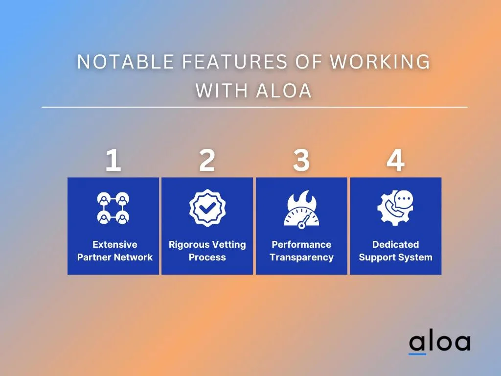 Notable features of working with Aloa