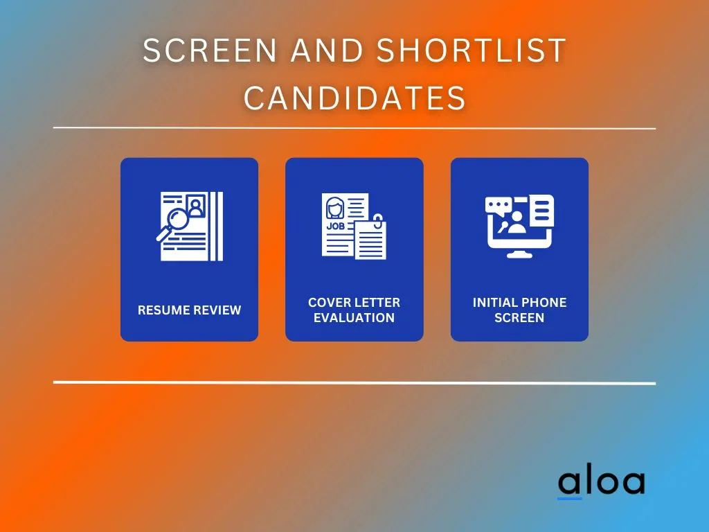 Screen and Shortlist Candidates