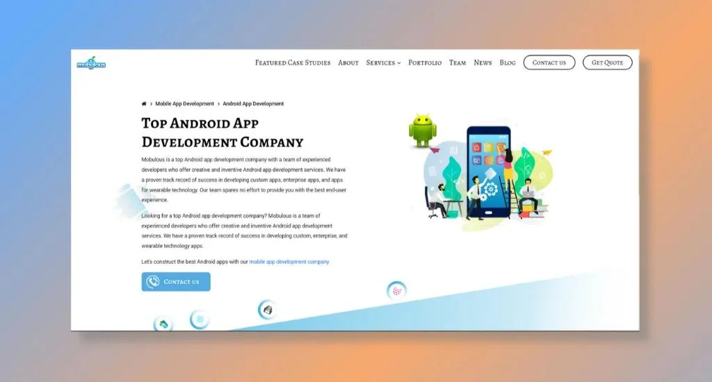 Mobulous - Creative and Inventive Android App Development Services