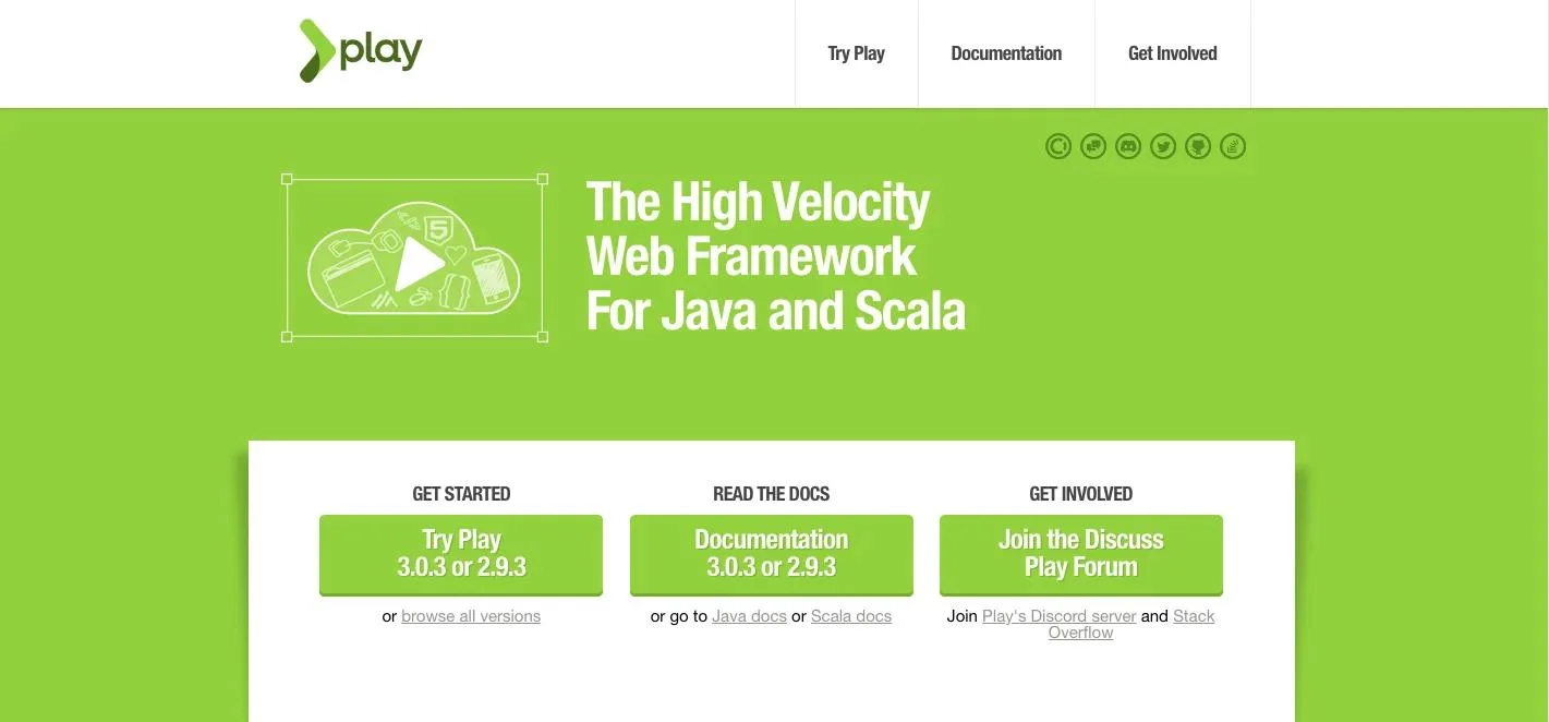 Play Framework_home page