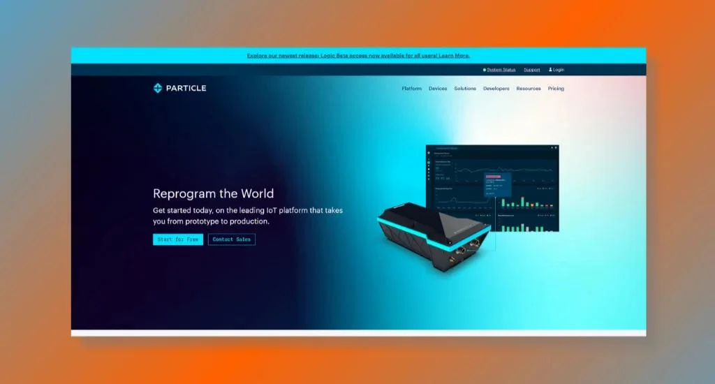 Particle - Best for Customizable, Full-Stack IoT Solutions