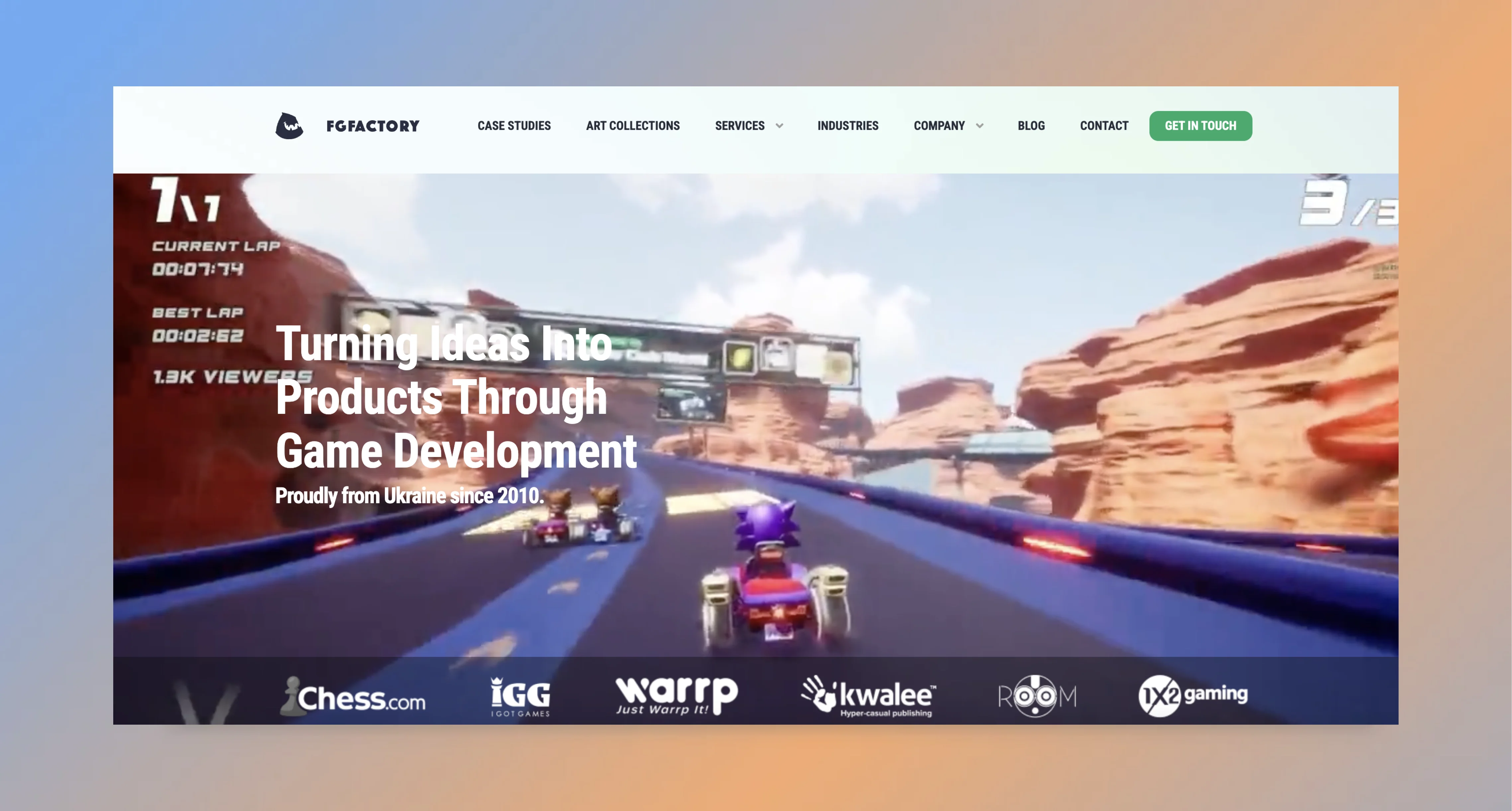 Fgfactory homepage