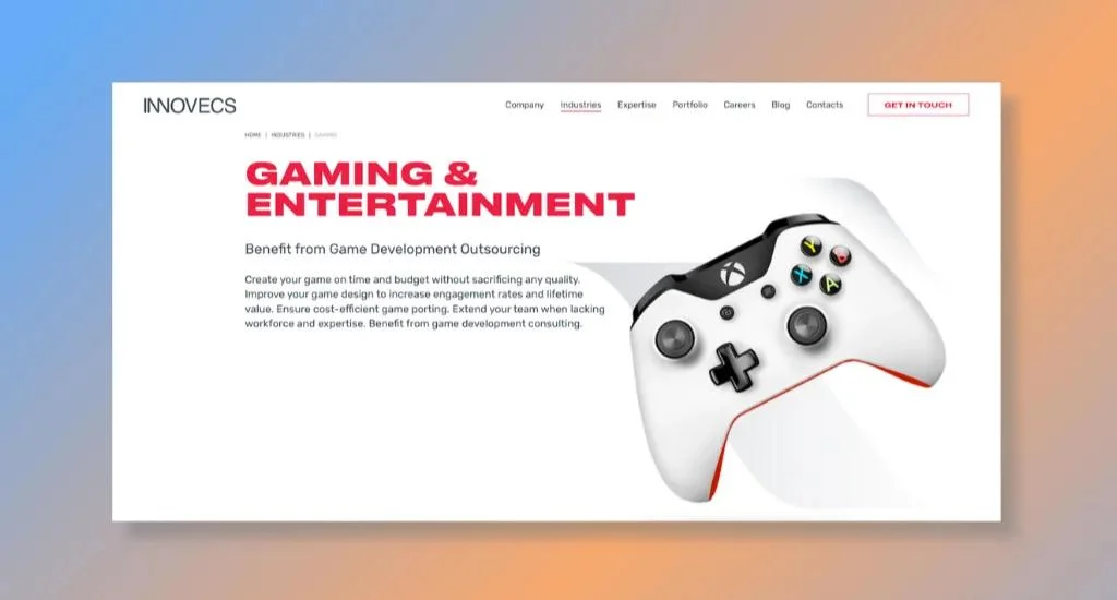 Innovecs home page