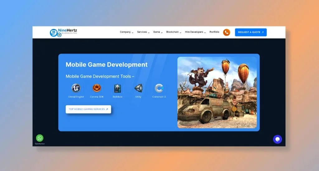 NineHertz home page