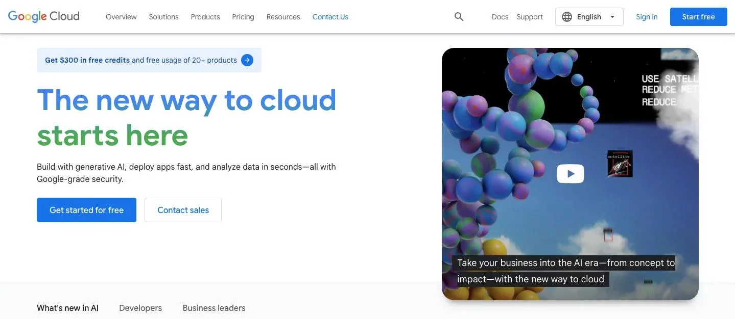 Google Cloud Build_homepage