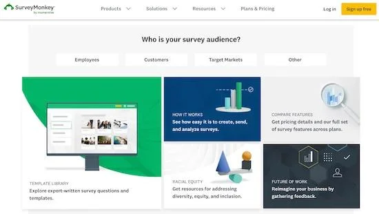Survey Monkey - Best for streamlined survey creation