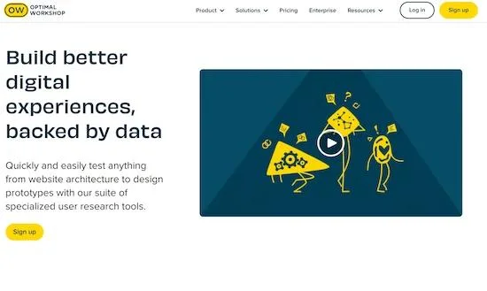 Optimal Workshop - Best for analyzing user research data