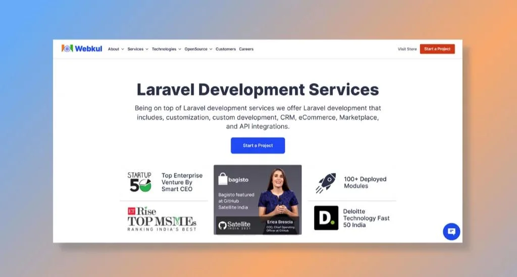 Webkul - Custom Laravel Solutions