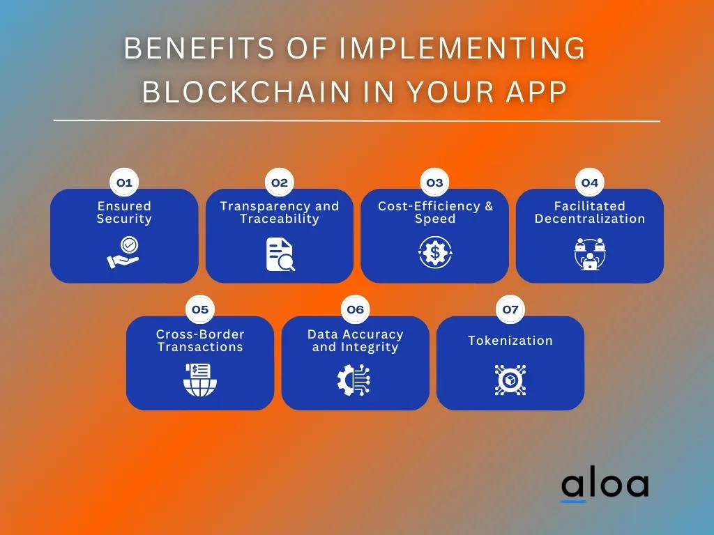 Benefits of Implementing Blockchain in Your App