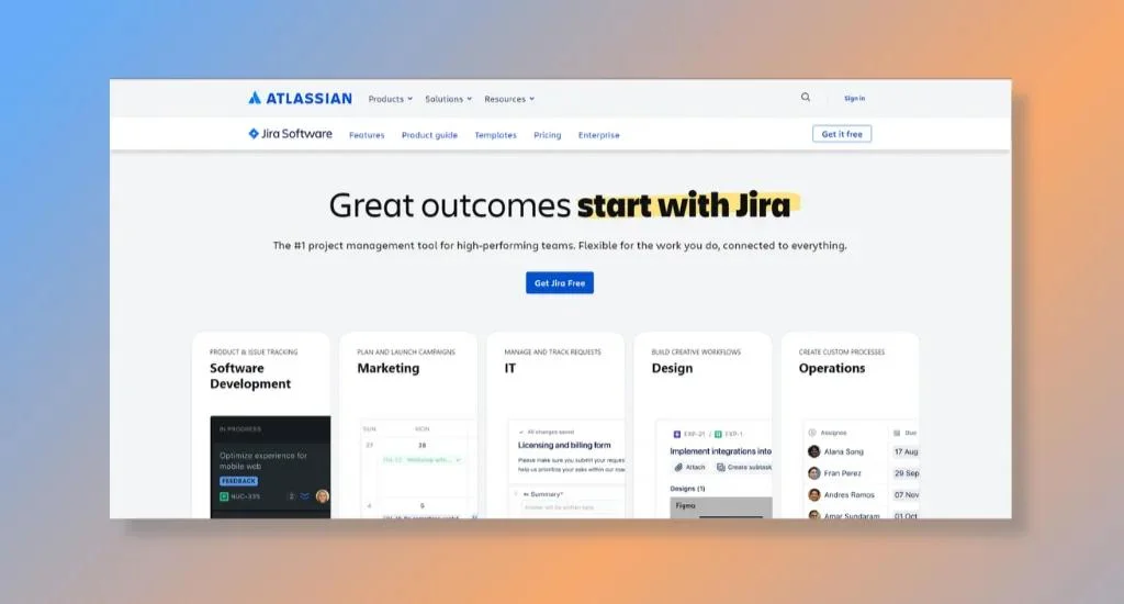 Jira - Best for Agile and Waterfall Methodologies
