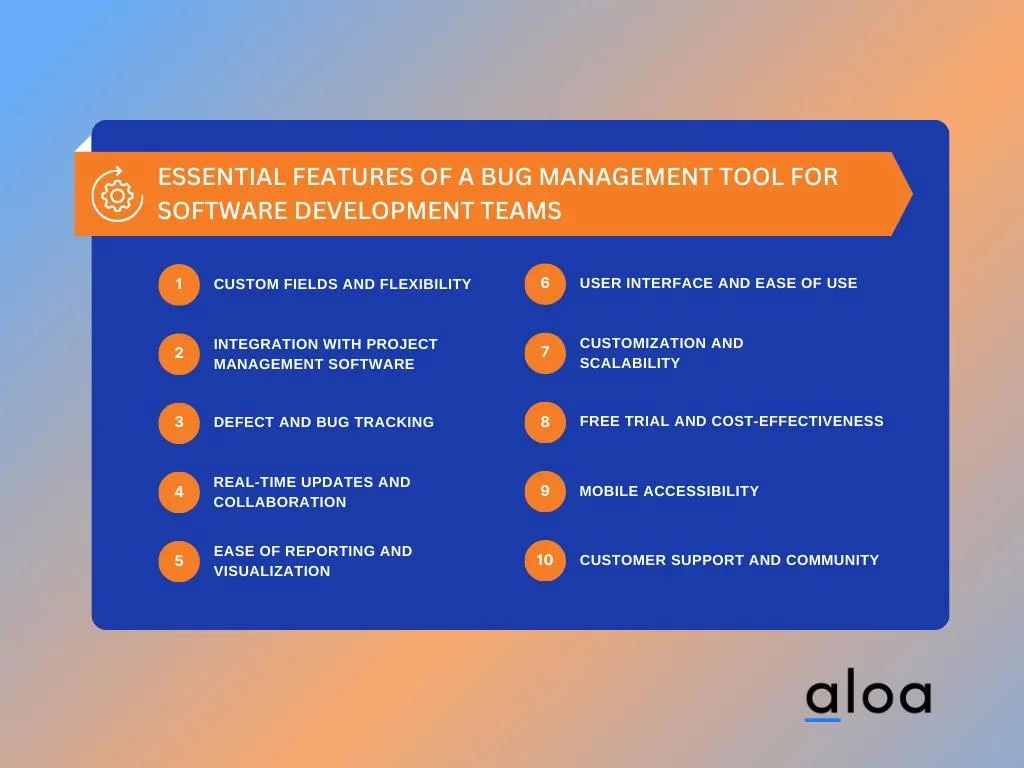 Essential Features of a Bug Management Tool for Software Development Teams