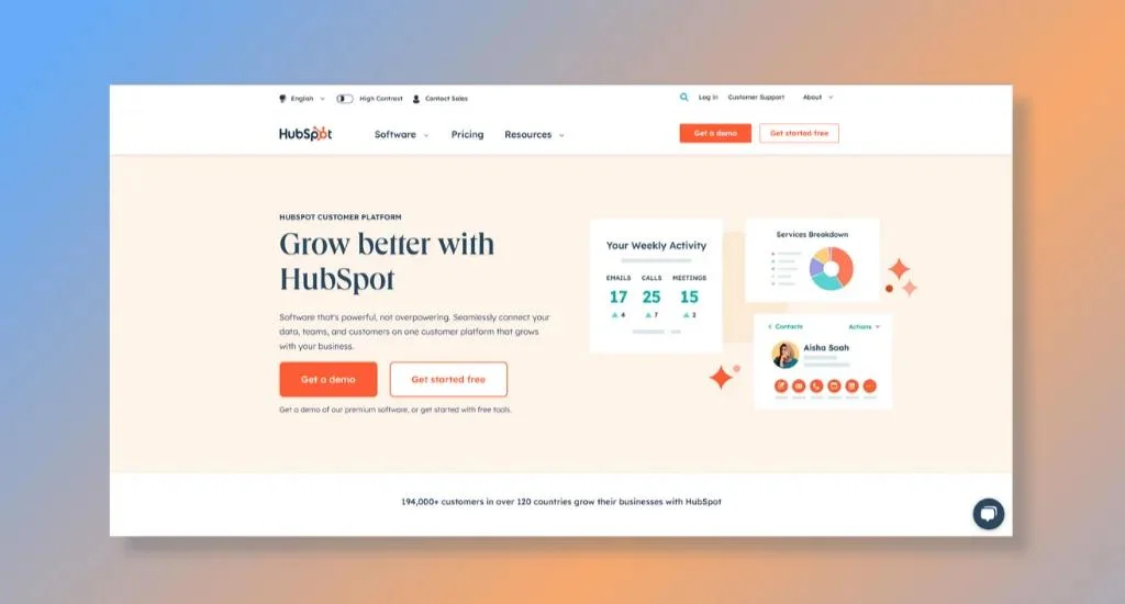 Hubspot - For Comprehensive CRM Integration