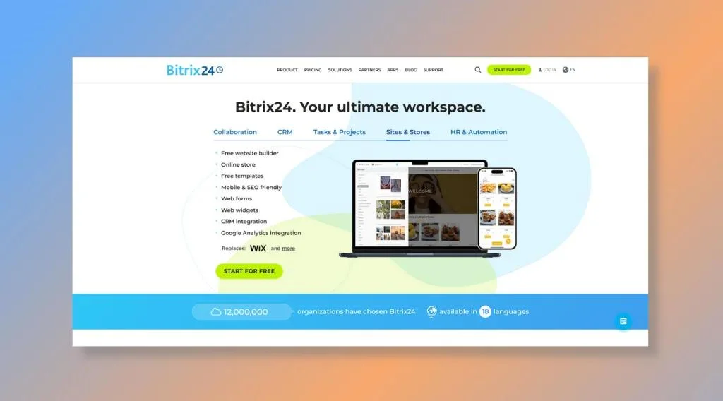 Bitrix24 - For Analyzing Marketing Channels