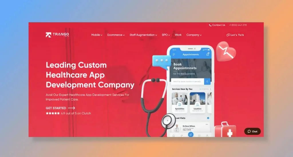 7. Trango Tech - HIPAA-Compliant Applications