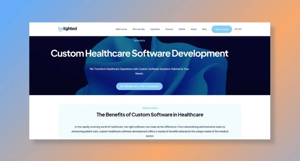 5. Belighted - Custom Healthcare Software Development