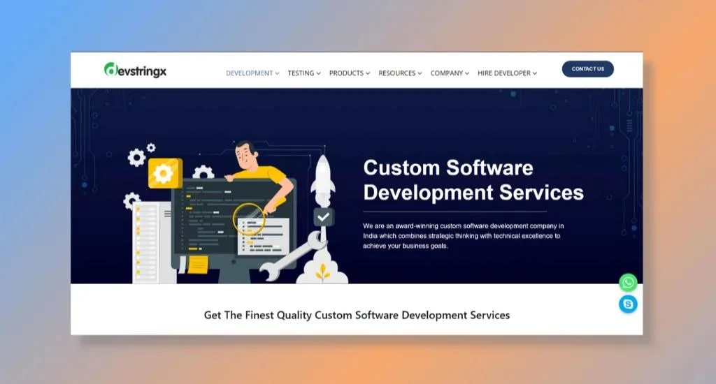 Devstringx Technologies - Advanced Custom Enterprise Software Development Solutions