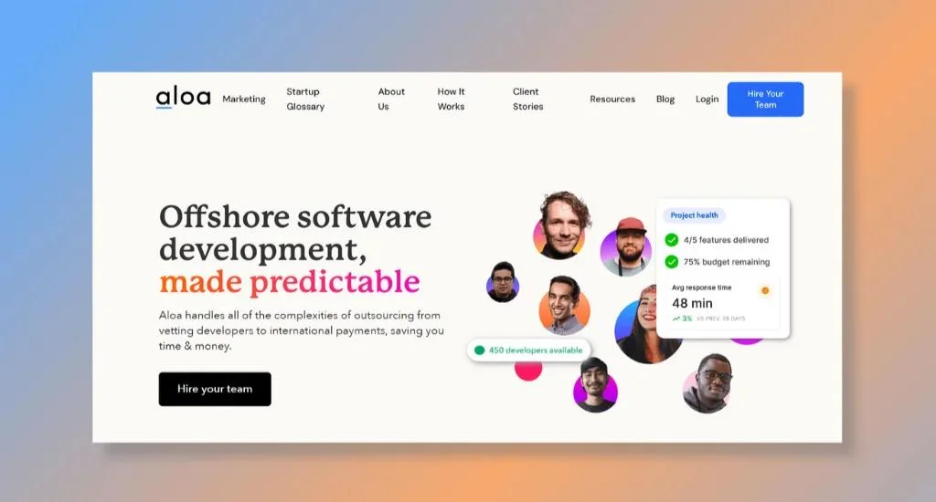 Aloa - Top Pick to Hire Dedicated Development Team Experts