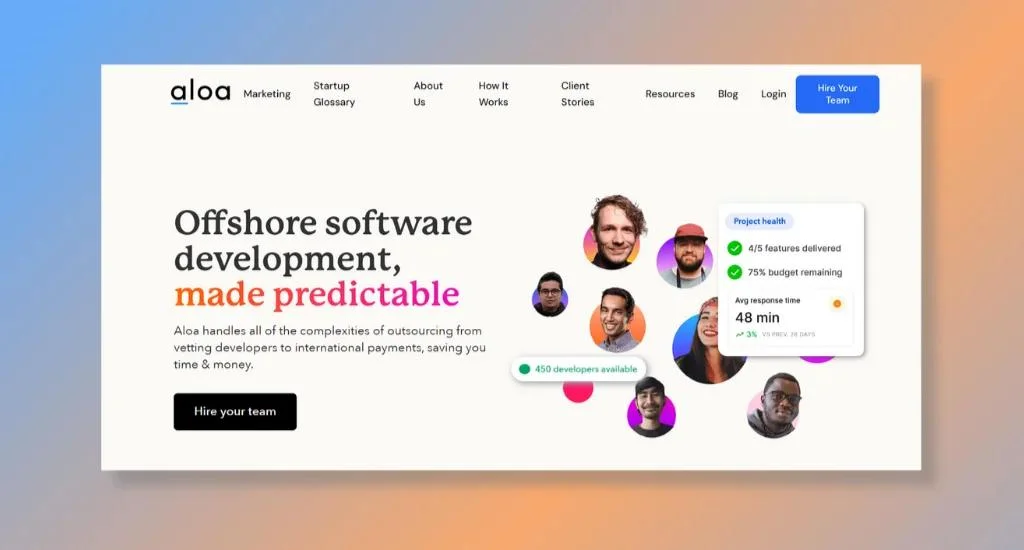 1. Aloa - Exceptional Software Developers in South America