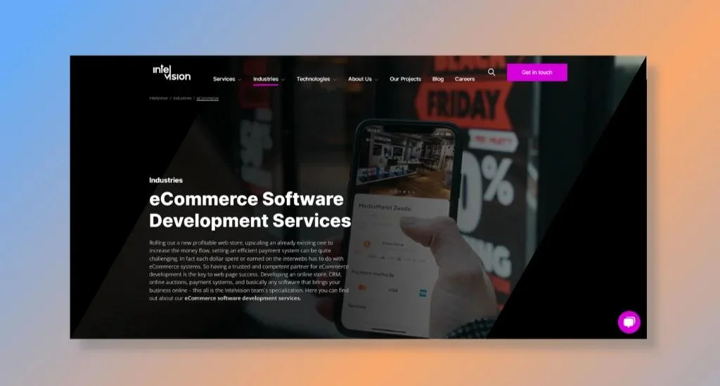 Intelvision - Custom eCommerce Design and Development