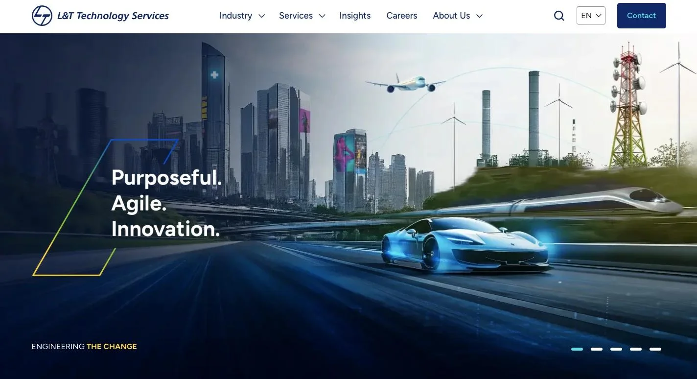 L&T Technology Services_homepage
