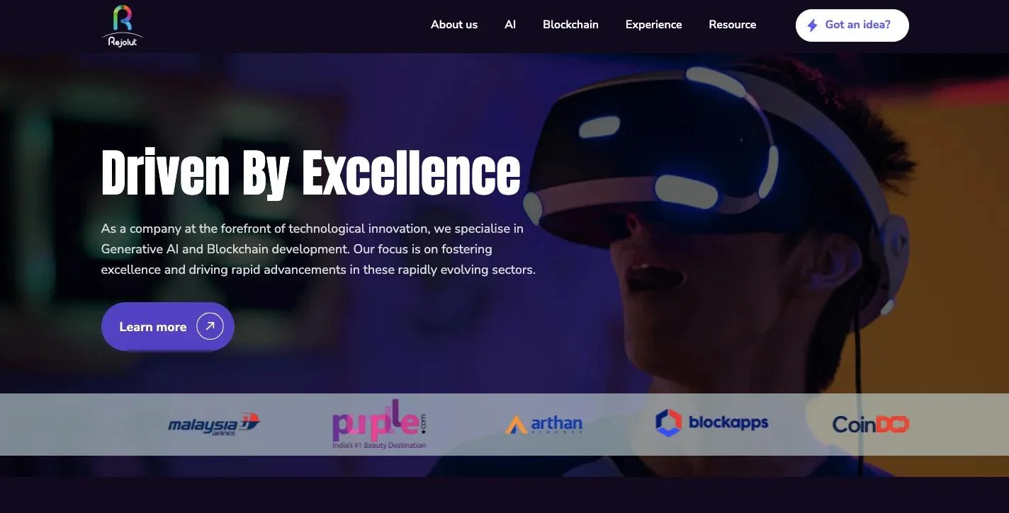 Rejolut_homepage