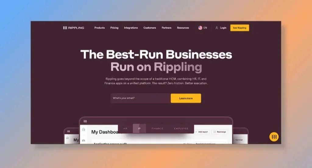 Rippling - Best for All in One Workforce Management