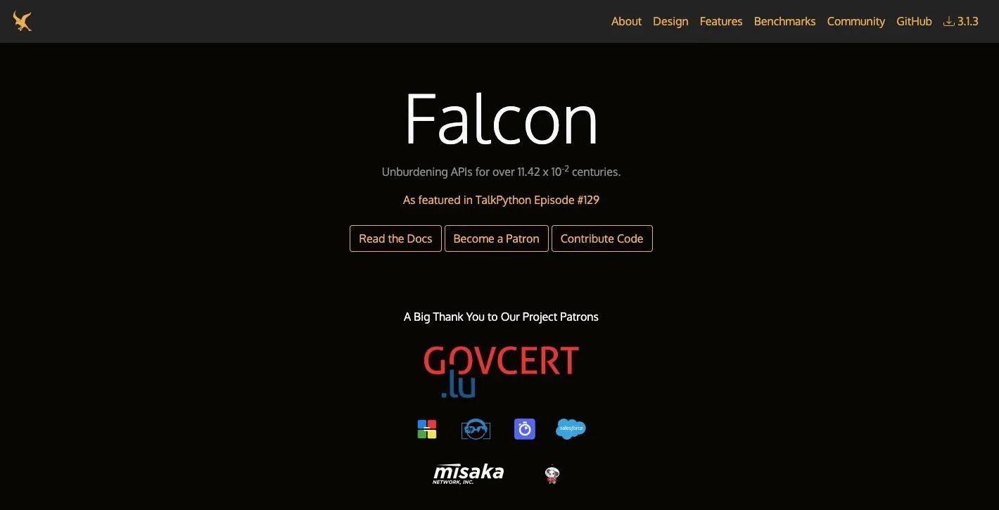 Falcon_homepage