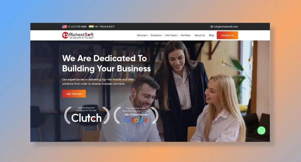 RichestSoft - Flutter Developers with Positive Reviews from Their Customer Base
