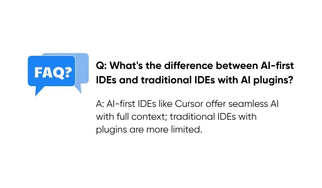 What's the difference between AI-first IDEs and traditional IDEs with AI plugins