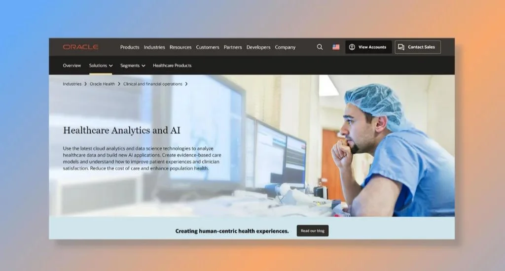 Oracle - Providing a Comprehensive Healthcare Data Analytics Solution