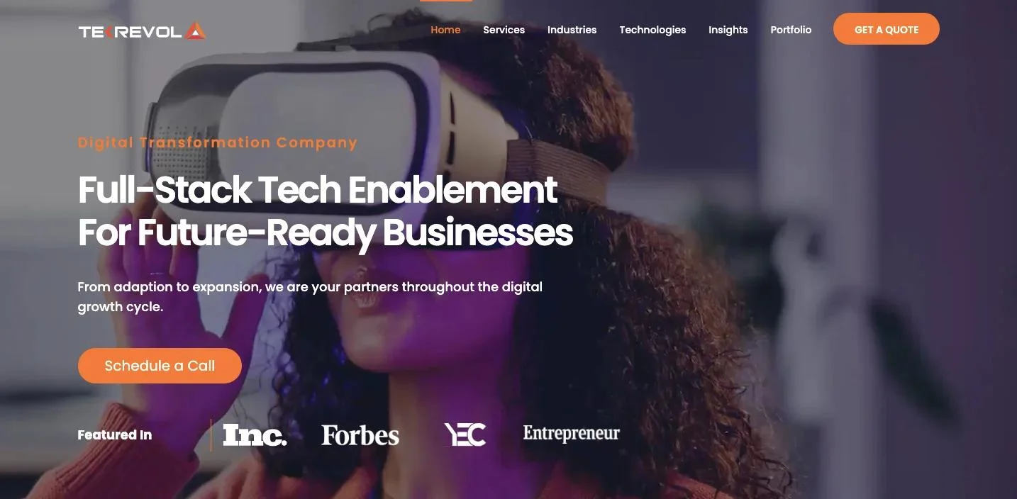 TekRevol_homepage