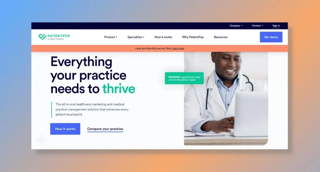 PatientPop - Enhancing Patient Engagement within Healthcare Settings
