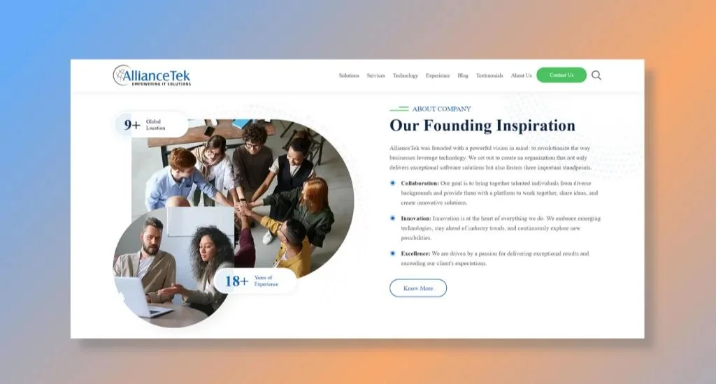 AllianceTek homepage