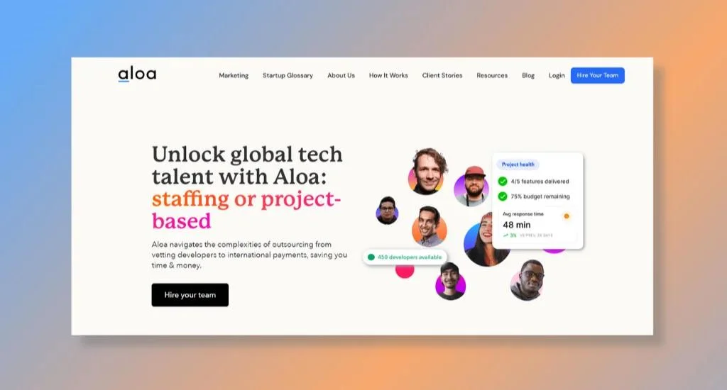 Aloa - Best Site to Hire Custom Software Developers