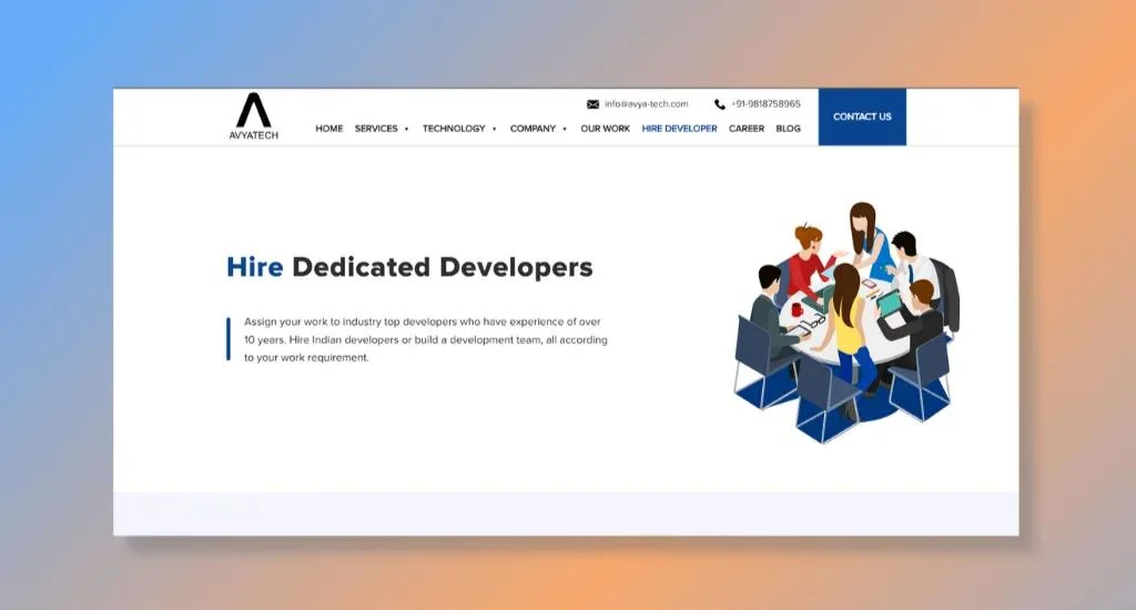 Avya Technology - Hire Developers with Extensive Industry Experience