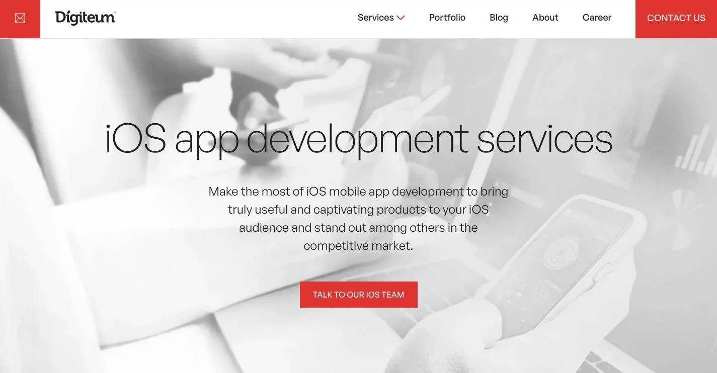 Digiteum_service page