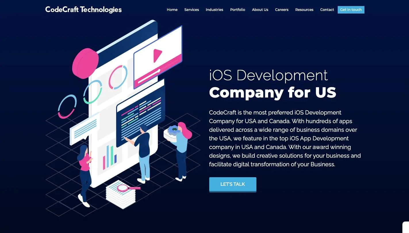 CodeCraft_service page