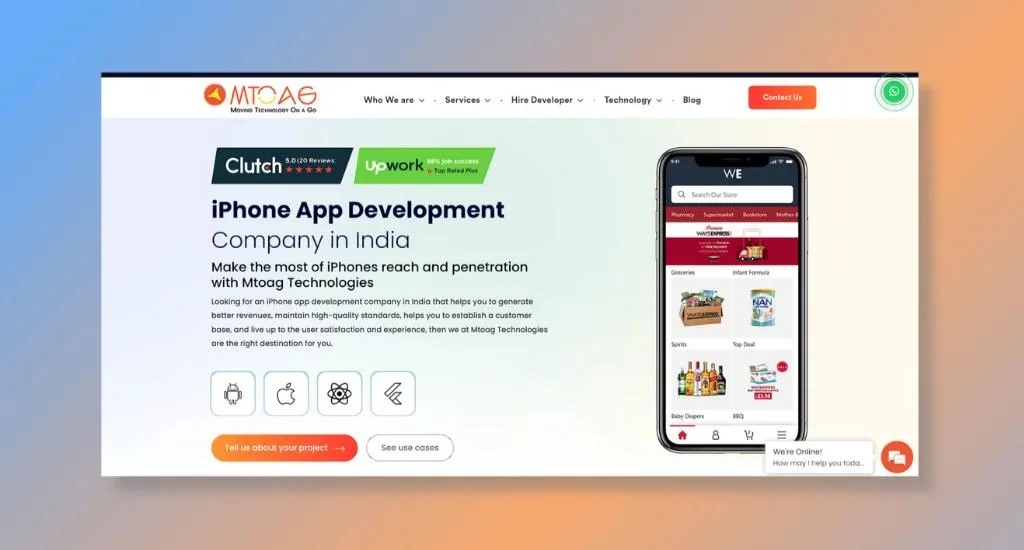 Mtoag Technologies - End-to-End iOS Development