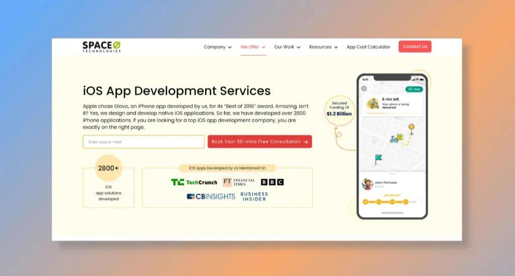 Space-O Technologies - Custom iOS App Development